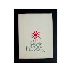 70s 80s Fields Hoisery Agilon Seamless All Nylon Creme Stockings Size A 1 Pair